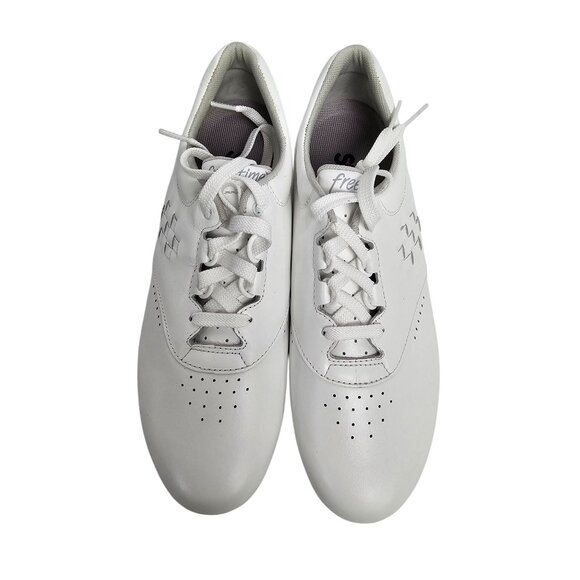 SAS Womens Freetime Comfort Shoes Size 6.5M White Leather Lace-Up Walking - Picture 3 of 6